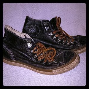 Converse leather shoes